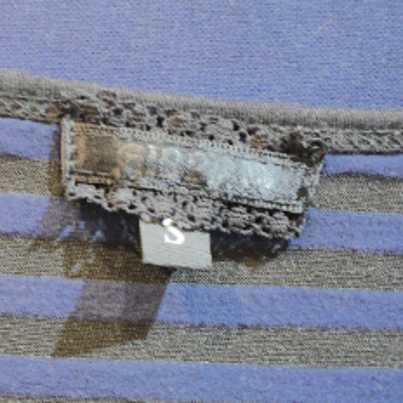 Vintage 20's Sheer Striped Tee - Picture 4 of 4